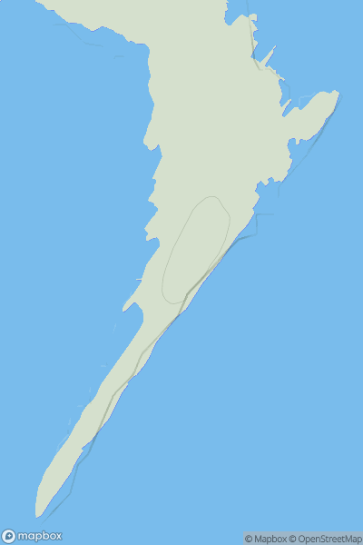 Thumbnail image for A' Mhalairt showing contour plot for surrounding peak