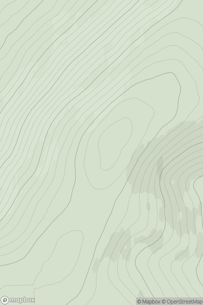 Thumbnail image for Jock's Hill showing contour plot for surrounding peak