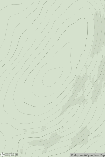 Thumbnail image for Craggan More showing contour plot for surrounding peak