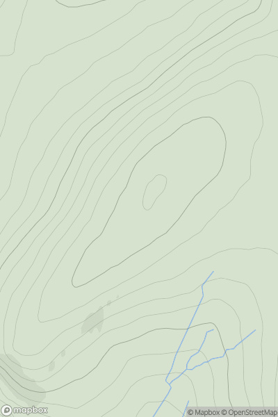 Thumbnail image for Meikle Balloch showing contour plot for surrounding peak