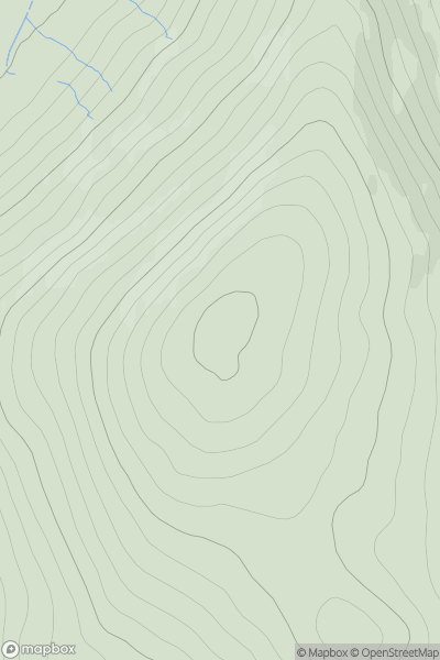 Thumbnail image for Cairn Ballantruan showing contour plot for surrounding peak