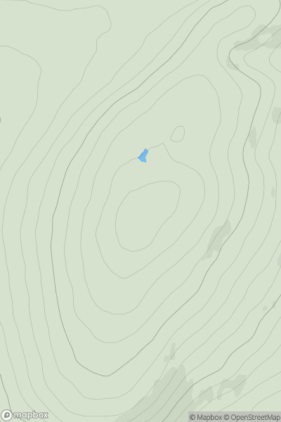 Thumbnail image for Braushie Cree showing contour plot for surrounding peak