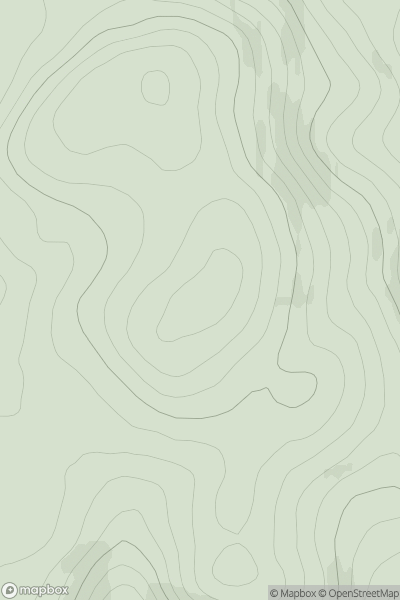 Thumbnail image for Meikle Turf Hill showing contour plot for surrounding peak