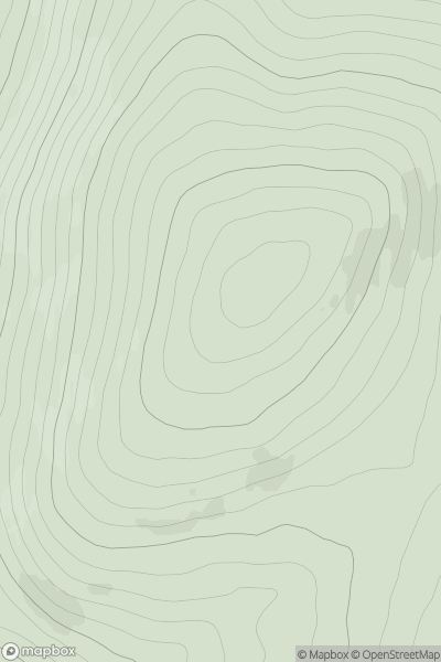 Thumbnail image for Ben Main showing contour plot for surrounding peak