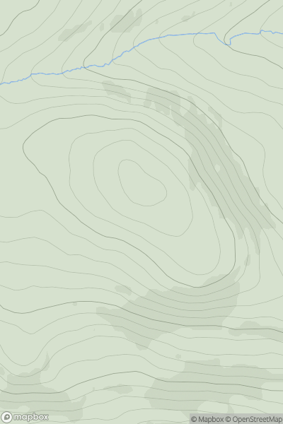 Thumbnail image for Craigrath showing contour plot for surrounding peak