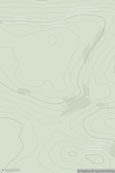 Thumbnail image for Clayshot Hill showing contour plot for surrounding peak