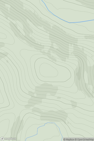 Thumbnail image for Clachcurr showing contour plot for surrounding peak