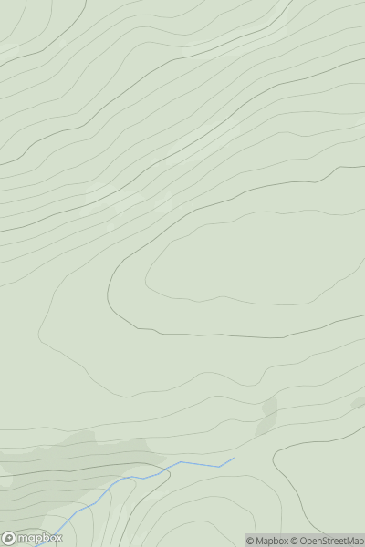 Thumbnail image for Hill of Corskie showing contour plot for surrounding peak