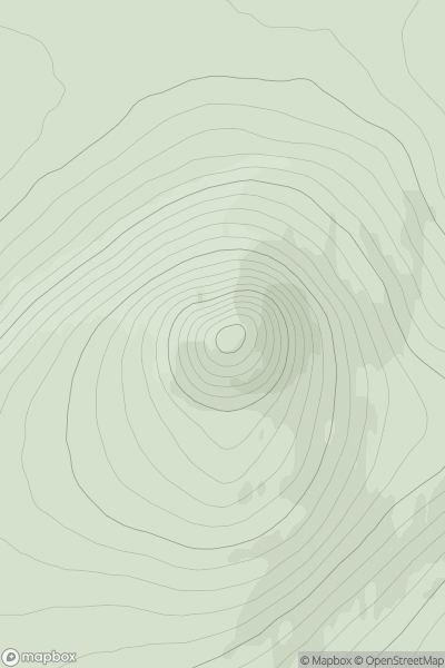 Thumbnail image for Maiden Pap showing contour plot for surrounding peak