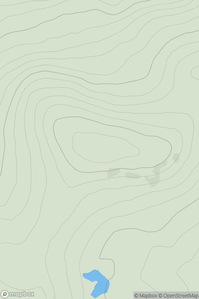Thumbnail image for Culterden Hill showing contour plot for surrounding peak