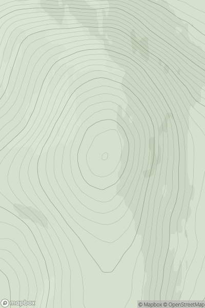 Thumbnail image for Braigh na h-Eaglaise showing contour plot for surrounding peak