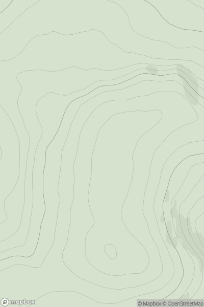 Thumbnail image for Kye Hill showing contour plot for surrounding peak