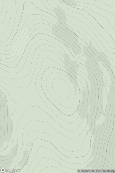 Thumbnail image for Pitfichie Hill showing contour plot for surrounding peak