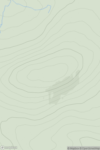 Thumbnail image for Hill of Talnamounth showing contour plot for surrounding peak