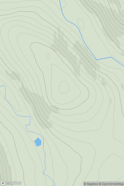 Thumbnail image for Carn Tullich showing contour plot for surrounding peak