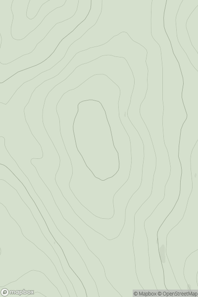 Thumbnail image for Satter Hill showing contour plot for surrounding peak