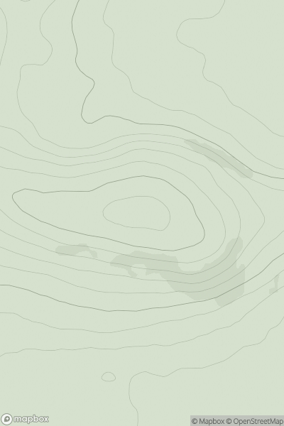 Thumbnail image for Wester Leochel Hill showing contour plot for surrounding peak