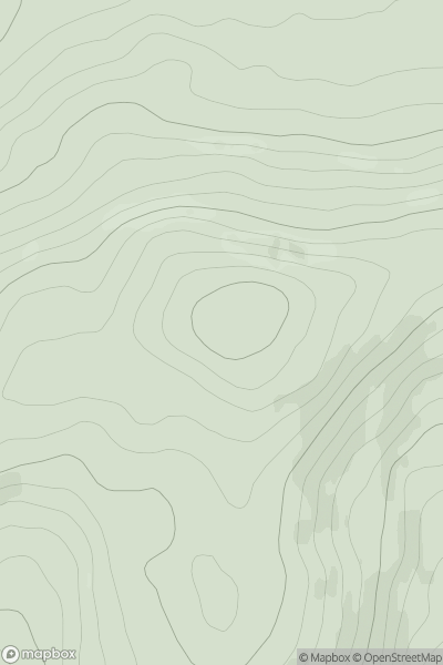 Thumbnail image for Learney Hill showing contour plot for surrounding peak