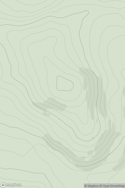 Thumbnail image for Craigievar Hill showing contour plot for surrounding peak