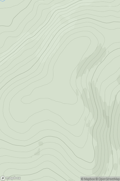 Thumbnail image for Kemps Hill showing contour plot for surrounding peak