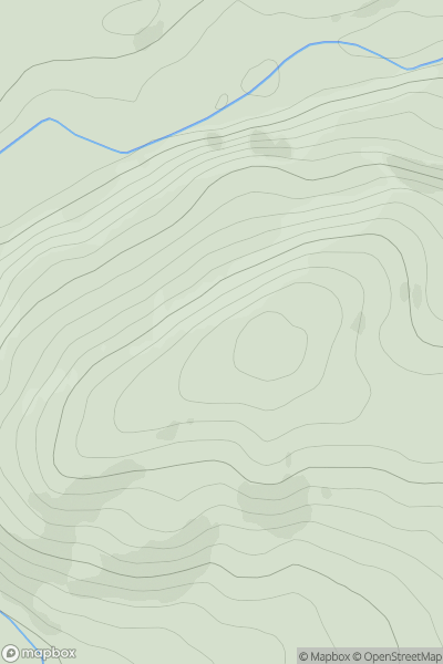 Thumbnail image for Straitinnan Moor showing contour plot for surrounding peak