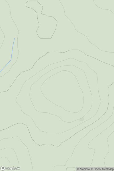 Thumbnail image for Norry Hill showing contour plot for surrounding peak
