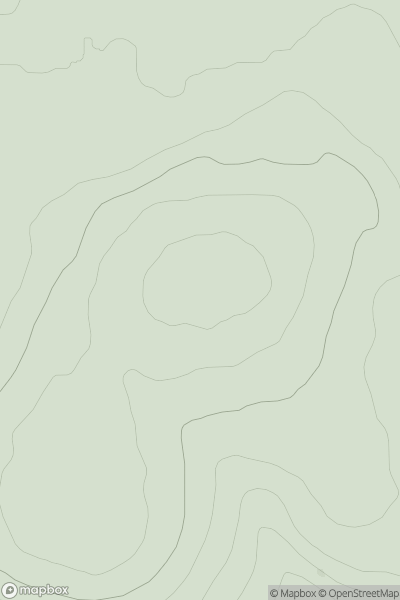 Thumbnail image for Hill of Bainshole showing contour plot for surrounding peak
