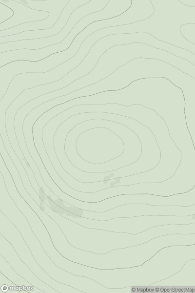 Thumbnail image for Cnoc na Maoile showing contour plot for surrounding peak