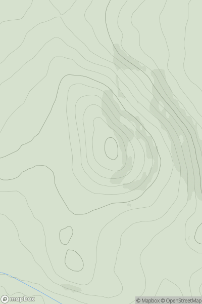 Thumbnail image for Knockfullertree showing contour plot for surrounding peak