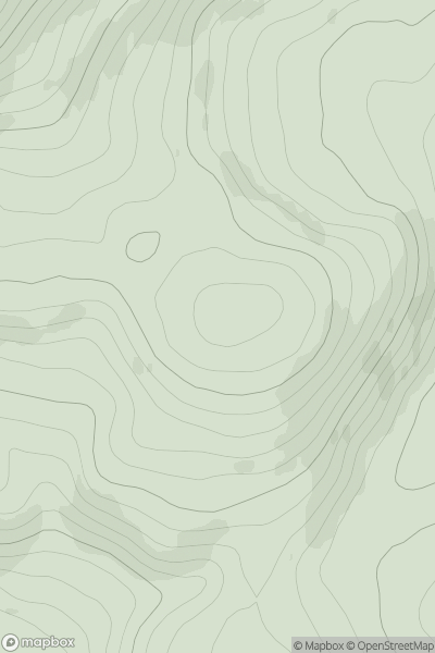 Thumbnail image for Scare Hill showing contour plot for surrounding peak