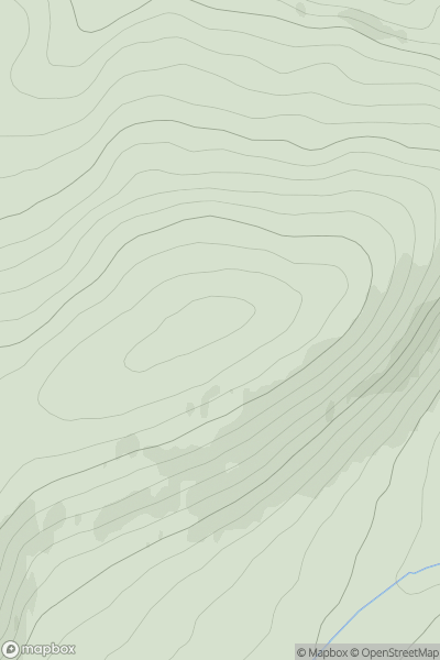Thumbnail image for Little Balloch Hill showing contour plot for surrounding peak