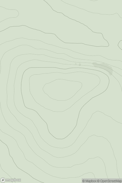 Thumbnail image for Lynturk Hill showing contour plot for surrounding peak
