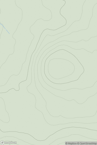 Thumbnail image for Little Mulderie showing contour plot for surrounding peak