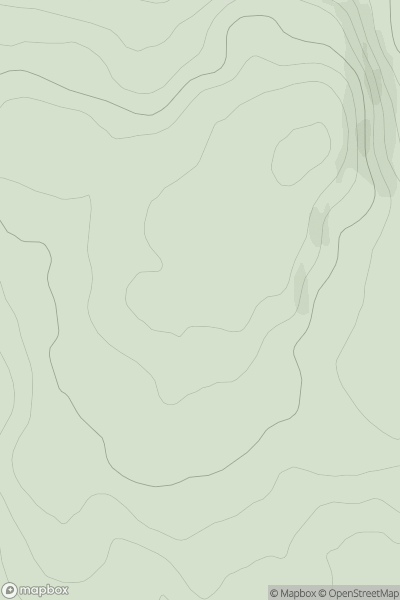 Thumbnail image for Whiteash Hill showing contour plot for surrounding peak