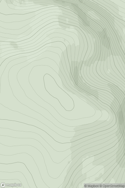 Thumbnail image for Ben Armine showing contour plot for surrounding peak