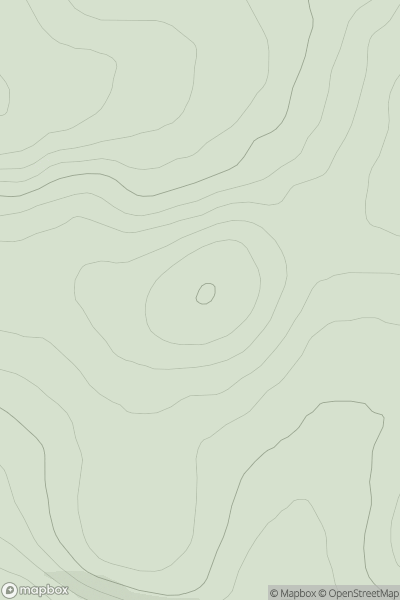 Thumbnail image for The Broback showing contour plot for surrounding peak