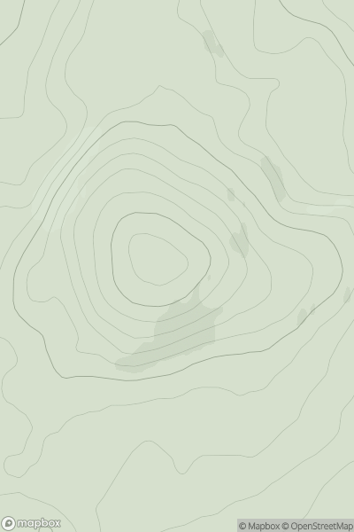 Thumbnail image for Ordiquhill showing contour plot for surrounding peak