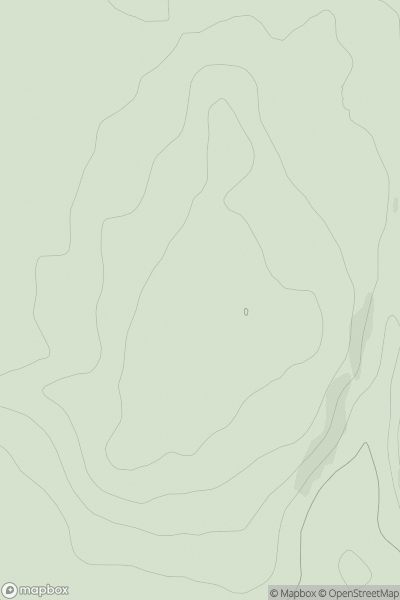 Thumbnail image for Drumnahive Hill showing contour plot for surrounding peak