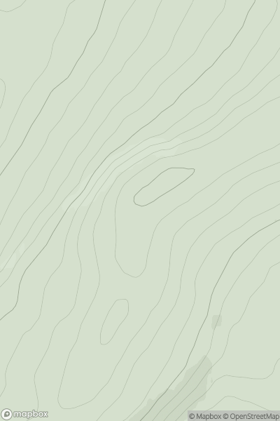 Thumbnail image for Sillyearn Hill showing contour plot for surrounding peak