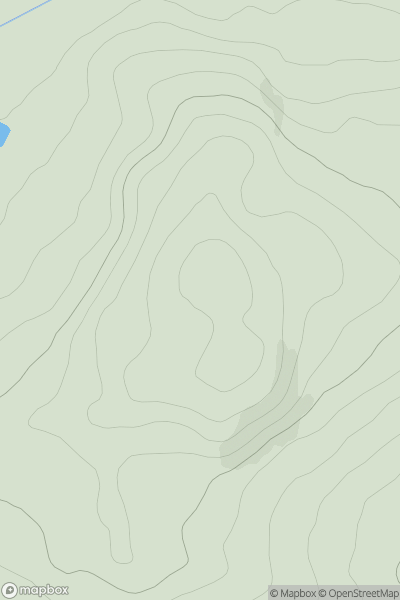 Thumbnail image for Balblair Hill showing contour plot for surrounding peak