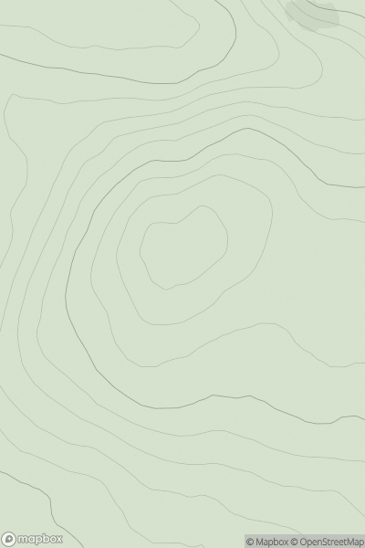 Thumbnail image for Drumblair Hill showing contour plot for surrounding peak