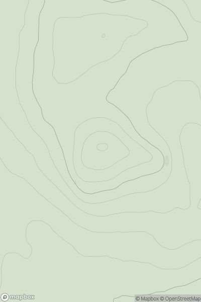 Thumbnail image for Hill of Westfield showing contour plot for surrounding peak