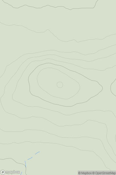 Thumbnail image for Hill of Keir showing contour plot for surrounding peak