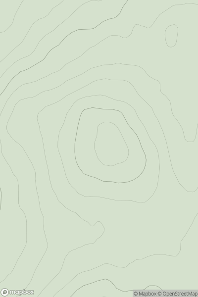 Thumbnail image for Corn Hill showing contour plot for surrounding peak