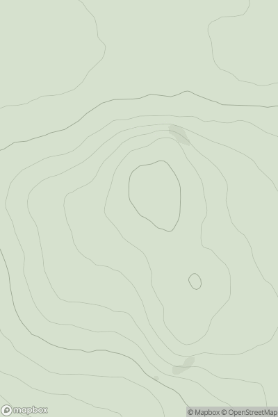 Thumbnail image for Hill of Whitecross showing contour plot for surrounding peak