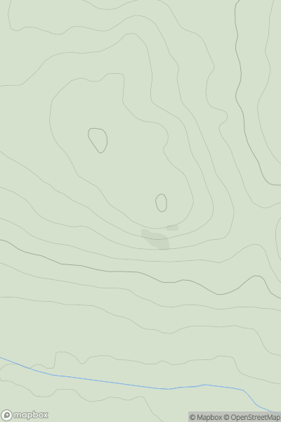 Thumbnail image for Candle Hill showing contour plot for surrounding peak
