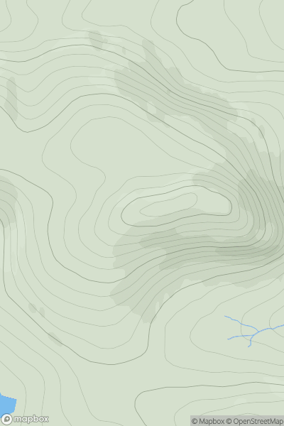Thumbnail image for Ben Horn showing contour plot for surrounding peak