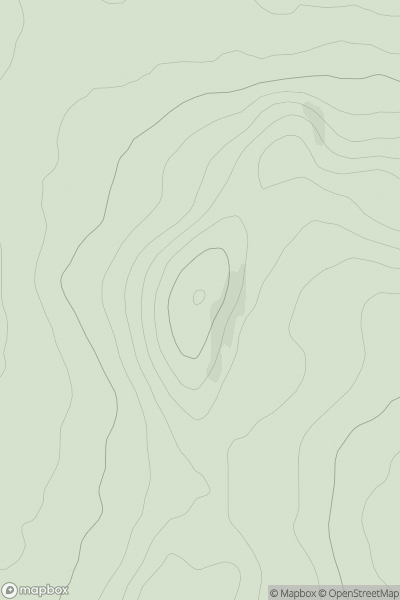 Thumbnail image for Hill of Cumrie showing contour plot for surrounding peak