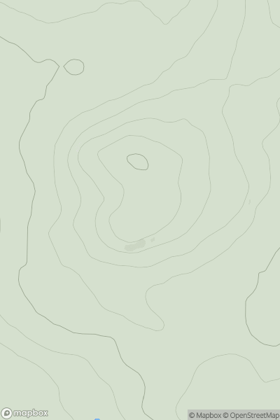 Thumbnail image for Cloghill showing contour plot for surrounding peak