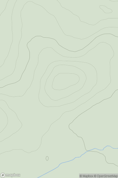 Thumbnail image for Cairndaie Hill showing contour plot for surrounding peak
